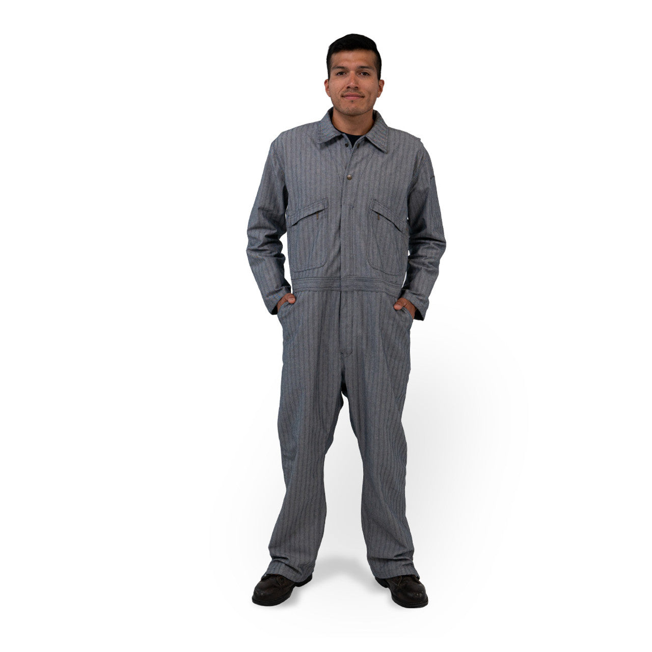 995.18 FISHER STRIPE MEN'S UNLINED COVERALL