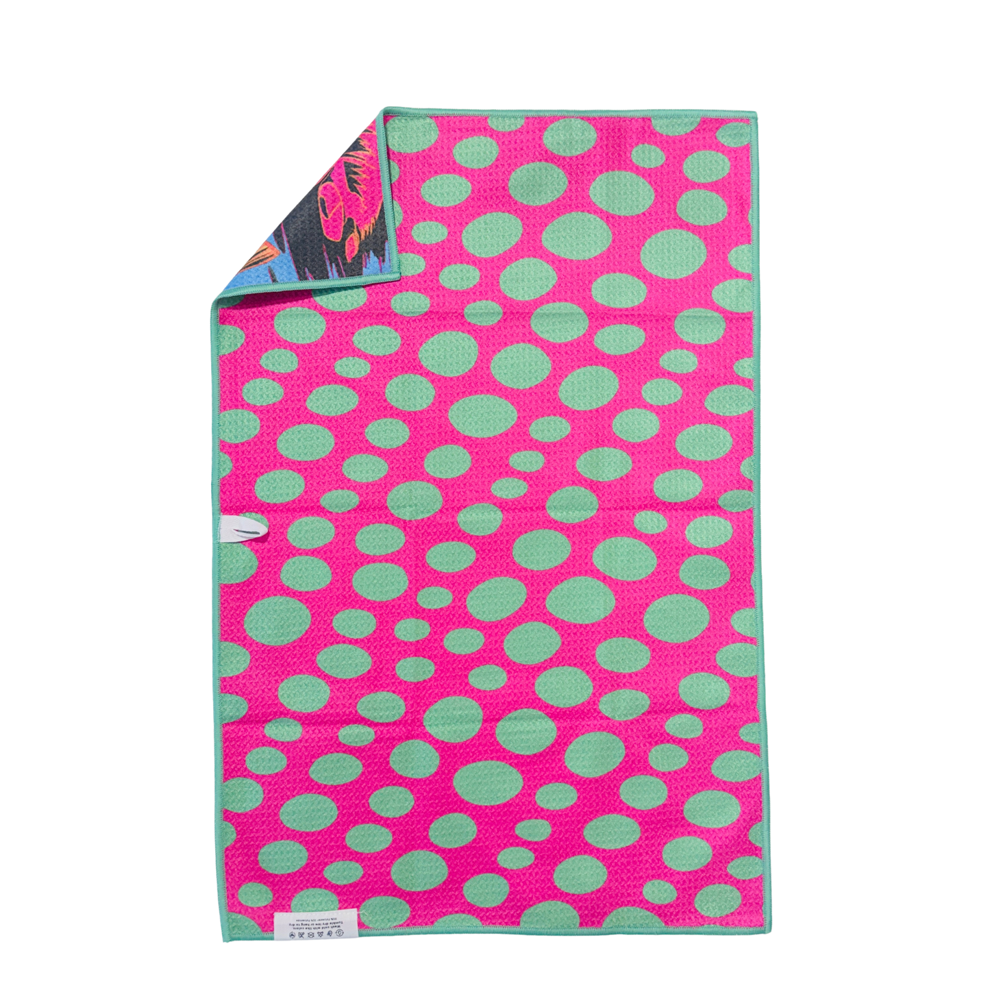 River Rainbow | Waffle Weave Microfiber Towels Kitchen & Bath: Hand Towel