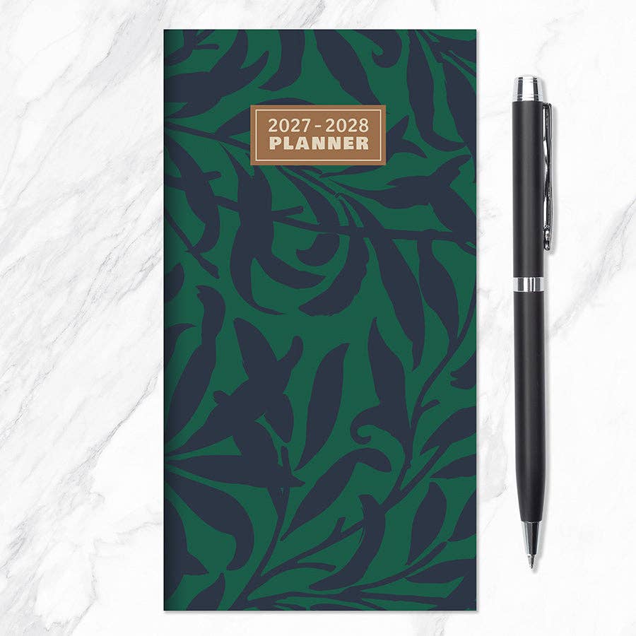 2027-2028 Long Weekend Small Monthly Pocket Planner
