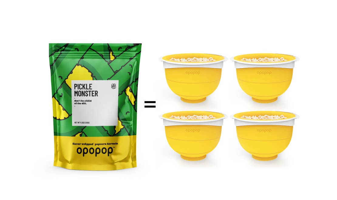 FG - 00247 Pickle Monster 320g Big Bags Popcorn Kernels Restock