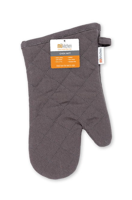 CLASSIC SOLID OVEN MITT-STAINLESS