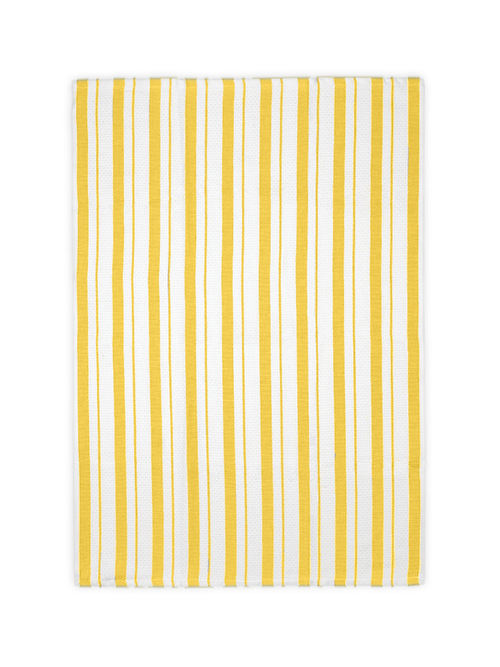 Basket Weave Towel - Yellow
