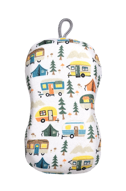 Happy Campers Designer Scrub Sponge