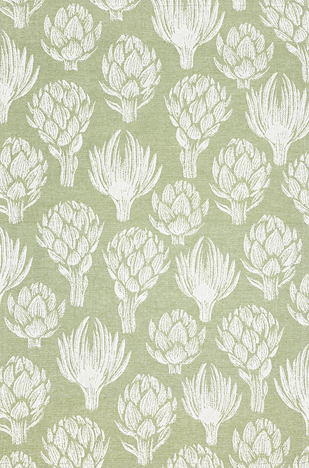 JACQUARD WOVEN TOWELS S/3 ARTICHOKES