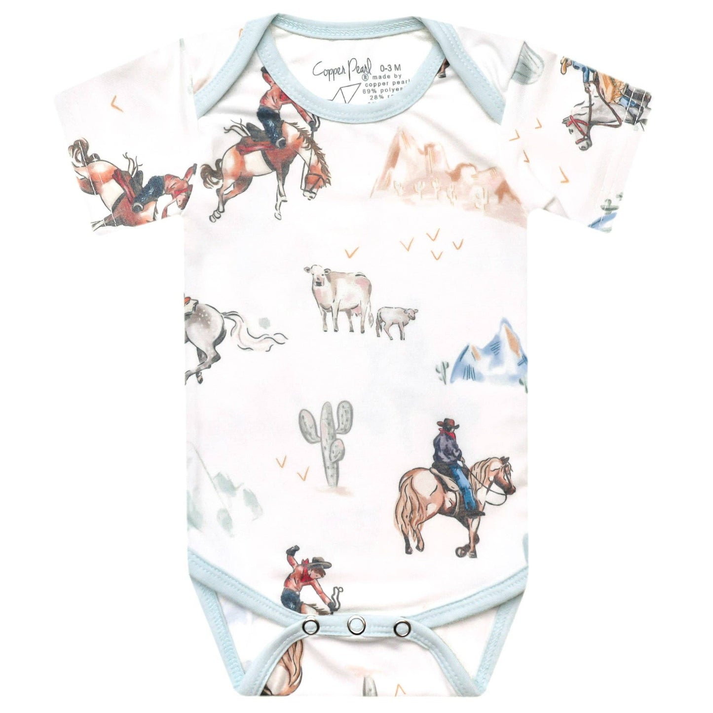 Short Sleeve Bodysuit - Boone: Newborn