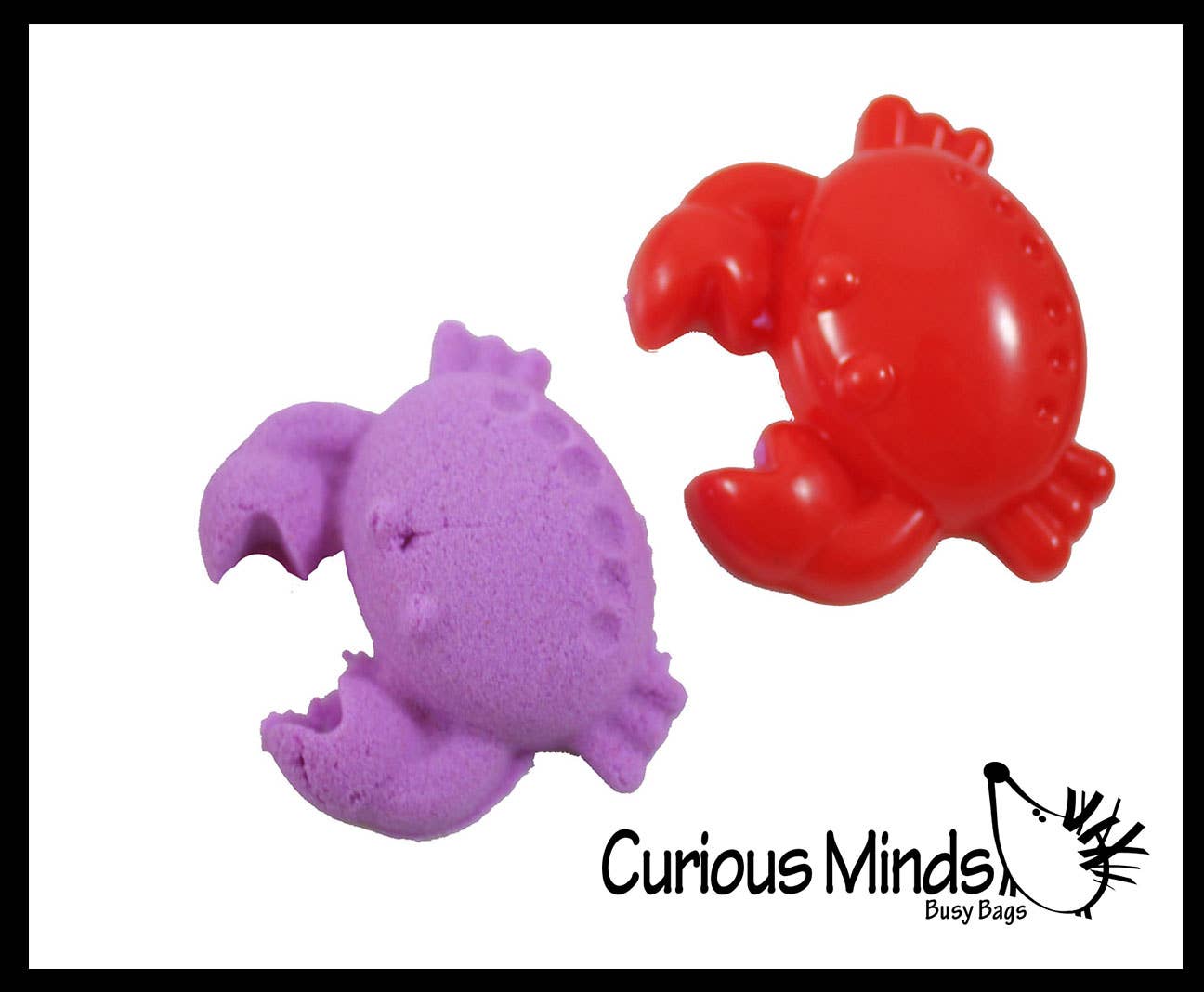 1 Wonder Sand Pouch with 2 Mini Sand Molds - Stretchy  Soft