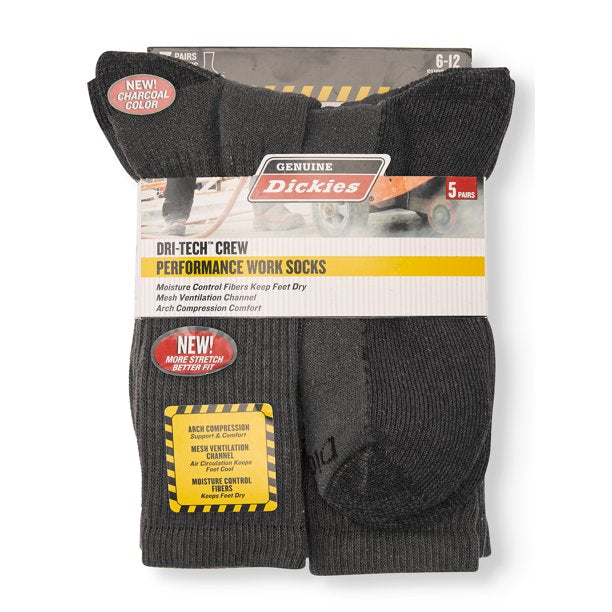 542256 MENS DICKIES 5 PK WORK SOCK
