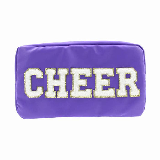 Varsity Collection Cosmetic Bag Cheer Tumbling Chenille