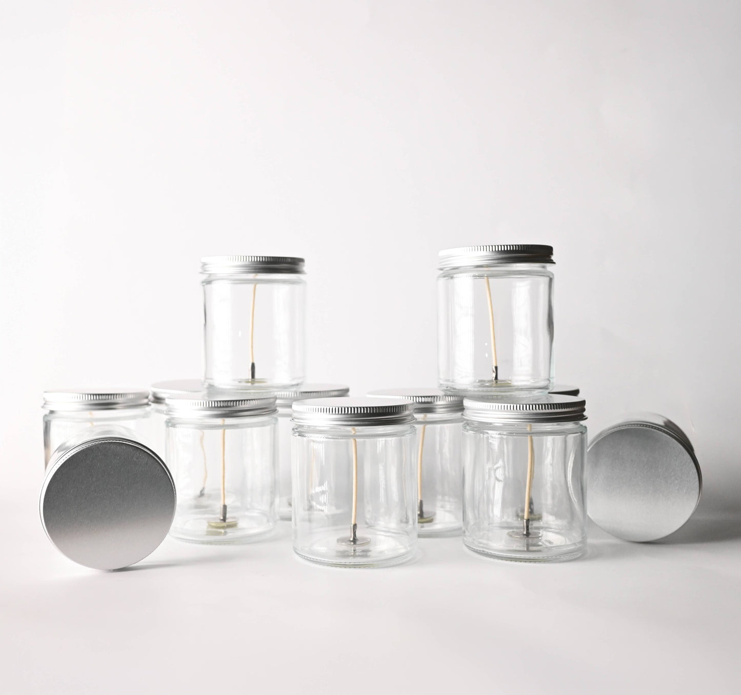 Candle Bar - 5.5 oz Glass Wicked Jar with Lid