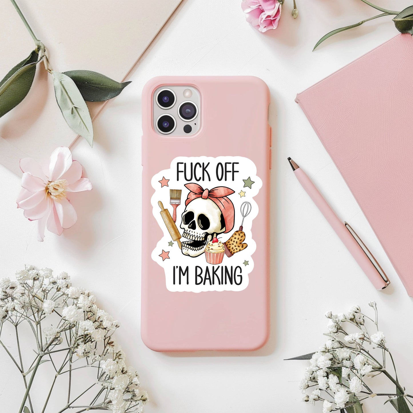 Struggle Bus Sticker, Funny Mental Health Goose Decal: Loose