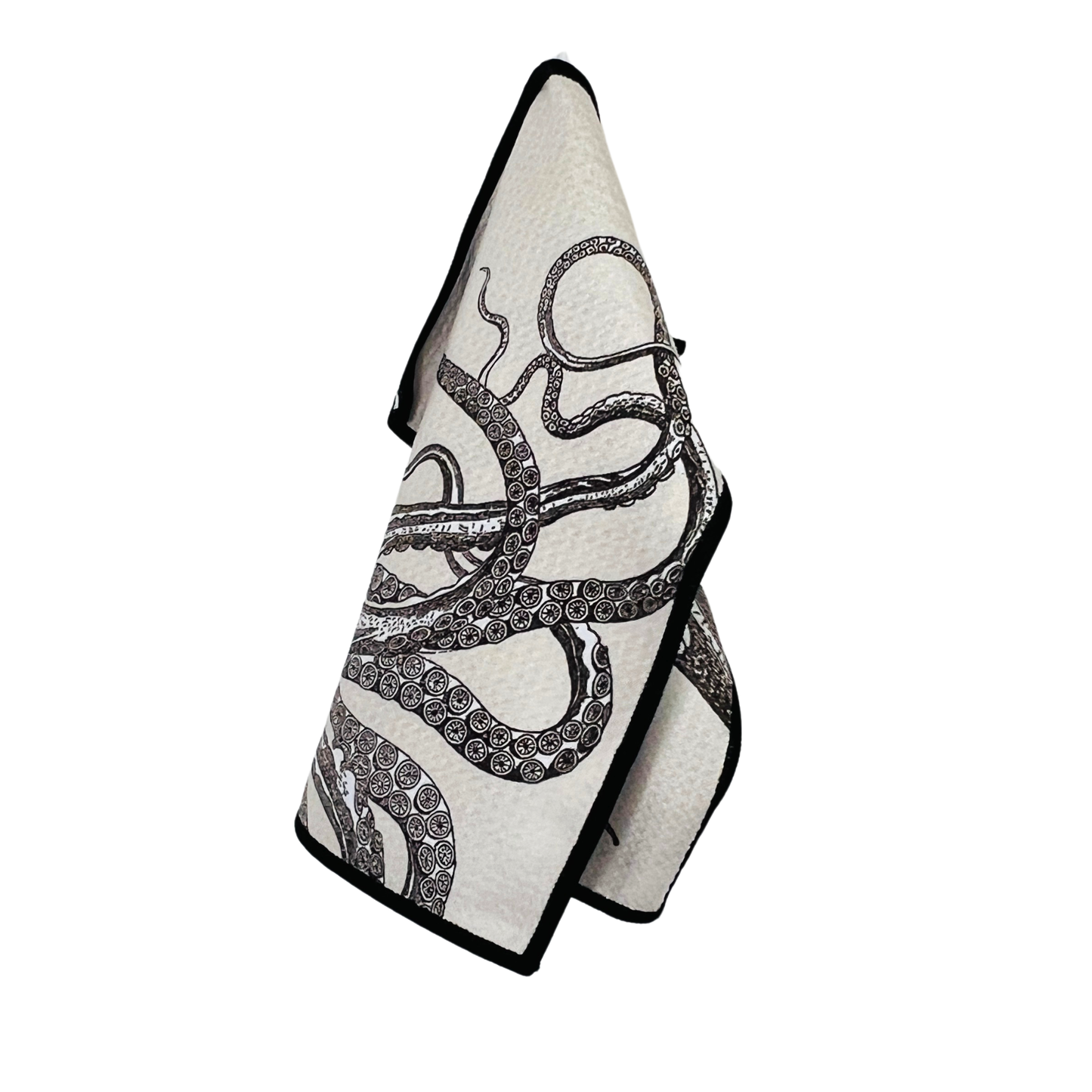 Kraken | Waffle Weave Microfiber Towels Kitchen & Bath: Hand Towel