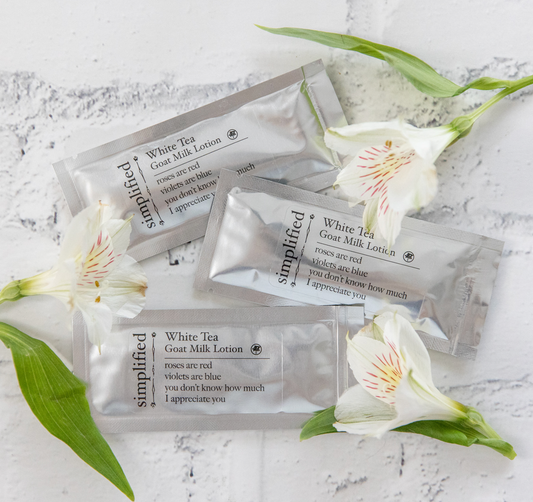 Goat Milk Sample Lotions (28 Pack): Oatmeal Milk & Honey