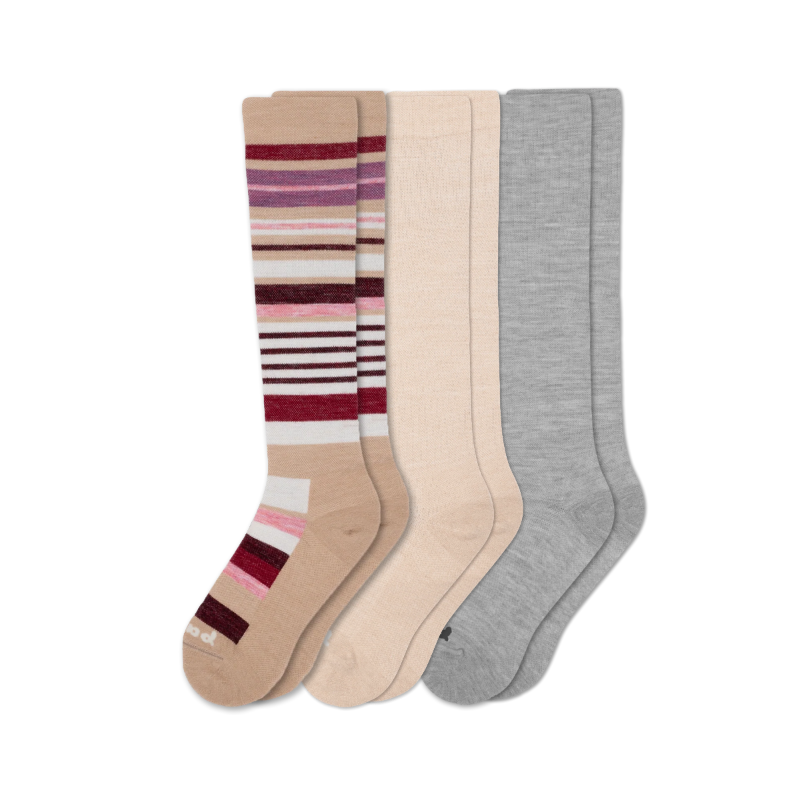 Women's Compression Socks: Medium / Large (US: 8.5 - 11.5+) ~ Assorted colors ~ Sold separately