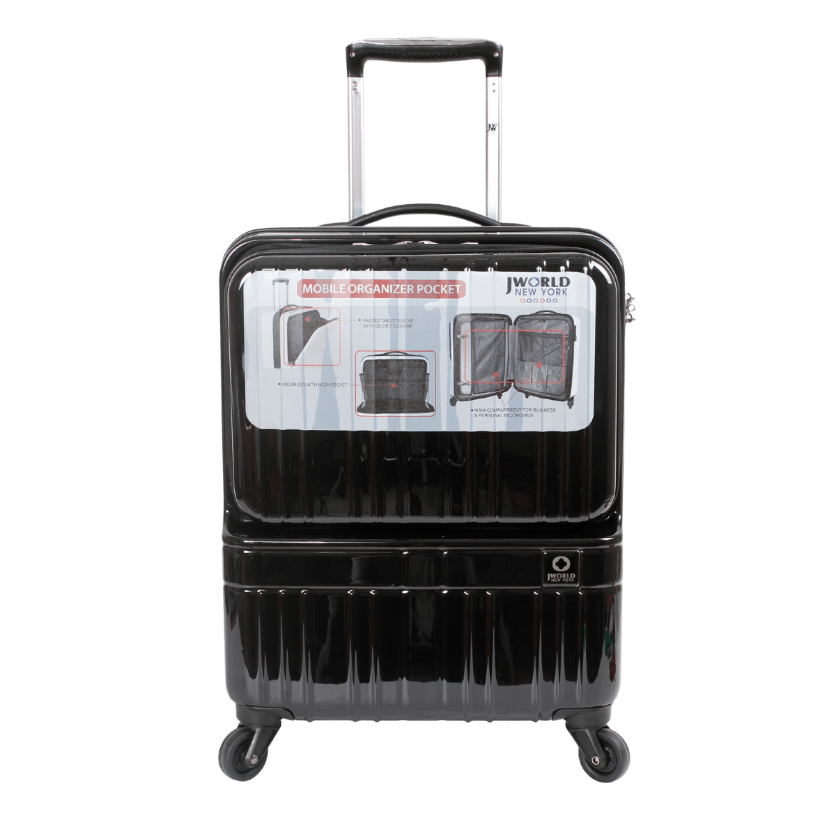 Cue Carry-On Luggage With Spinner Wheels