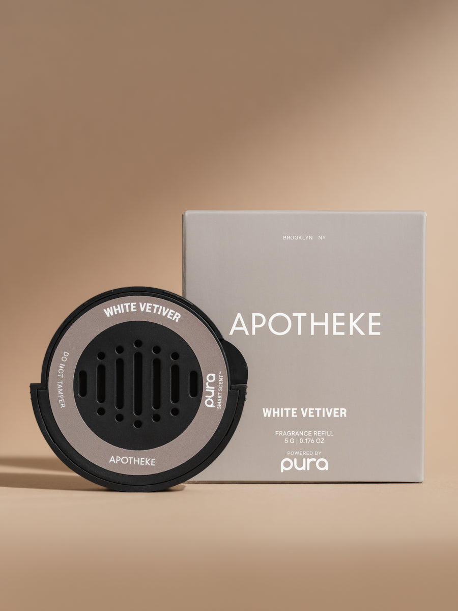 900-01669 White Vetiver - Car Diffuser Refill (Apotheke)