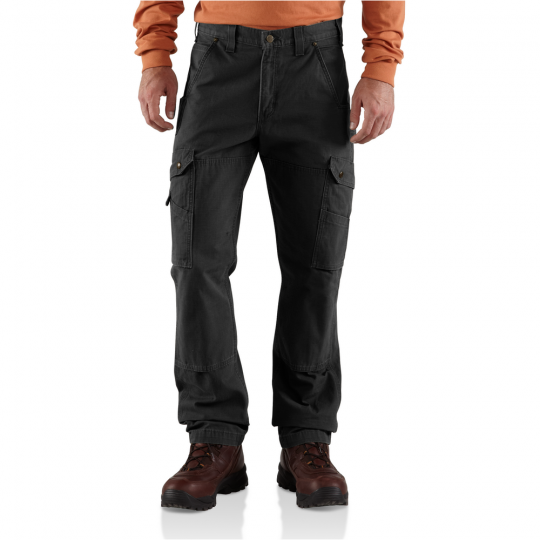 B342 BLK - Carhartt Ripstop Cargo Work Pants