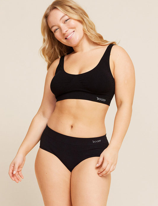 BOODY PADDED SHAPER BRA, BLACK
