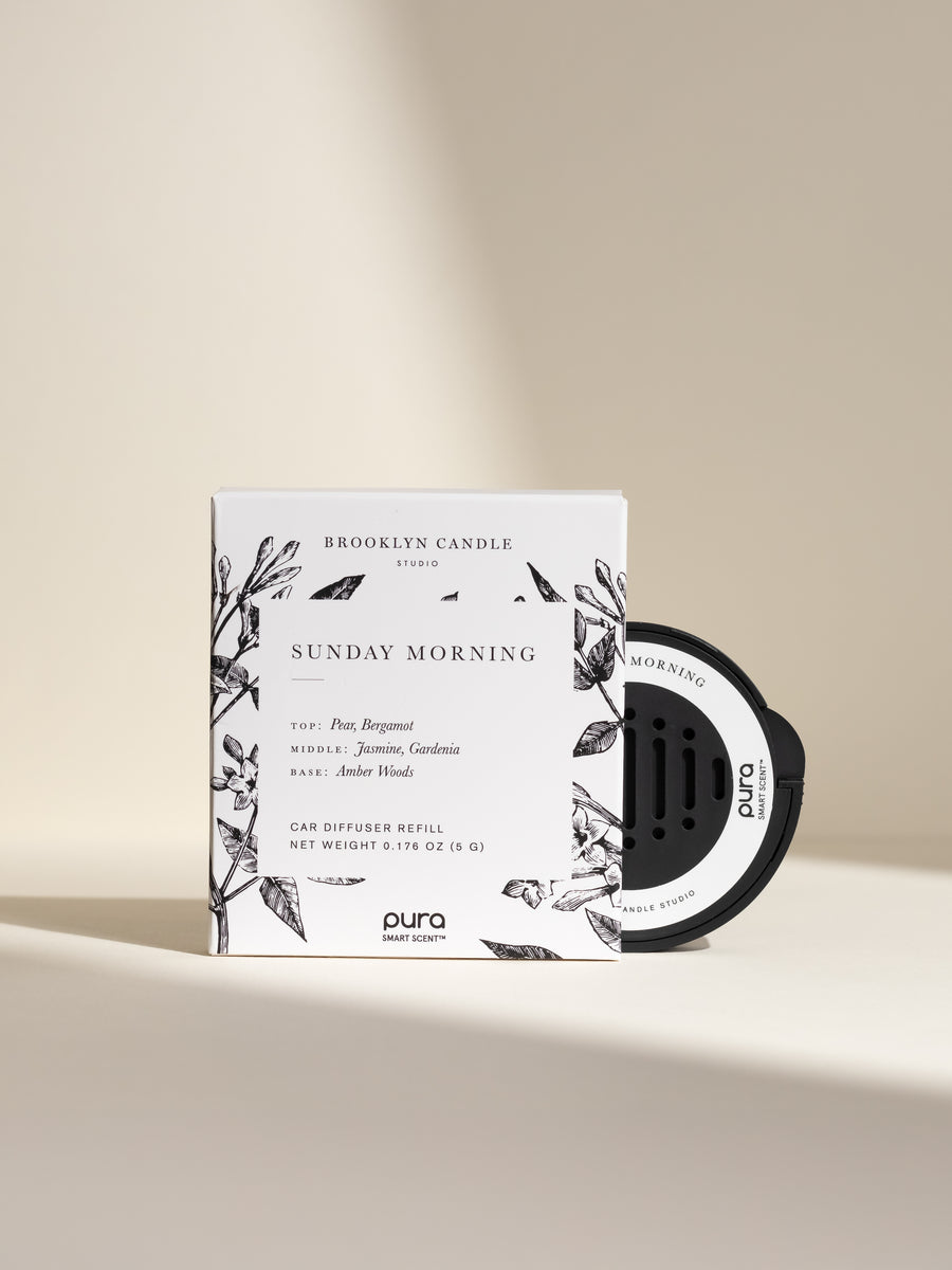 900-02790 - Sunday Morning - Car Diffuser Refill (Brooklyn Candle)