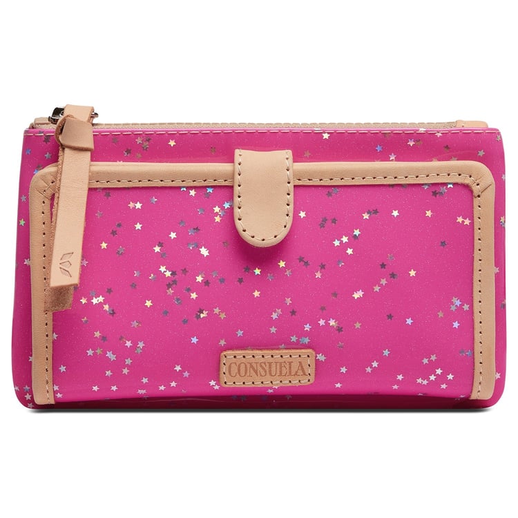 SLIM WALLET - BERRY - CONSUELA