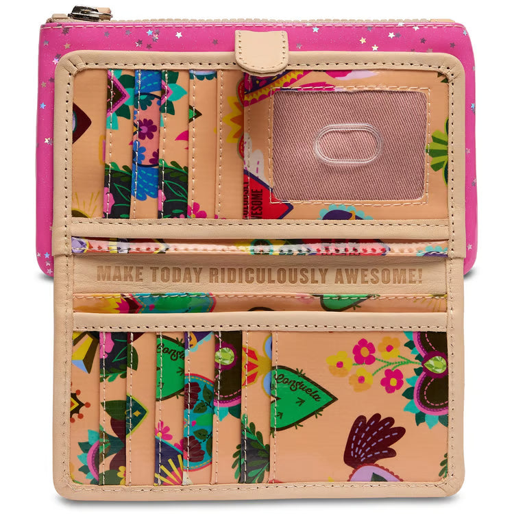 SLIM WALLET - BERRY - CONSUELA