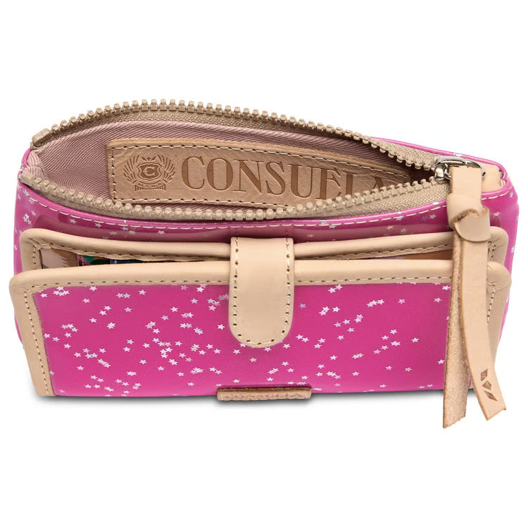 SLIM WALLET - BERRY - CONSUELA