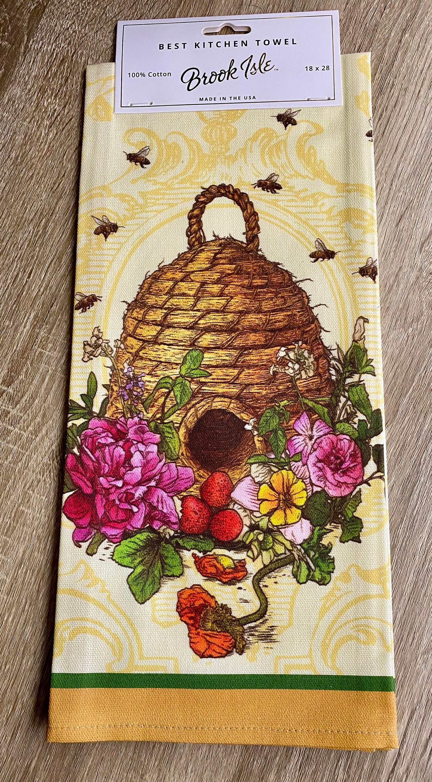 Fancy Beehive Flour Sack Towel