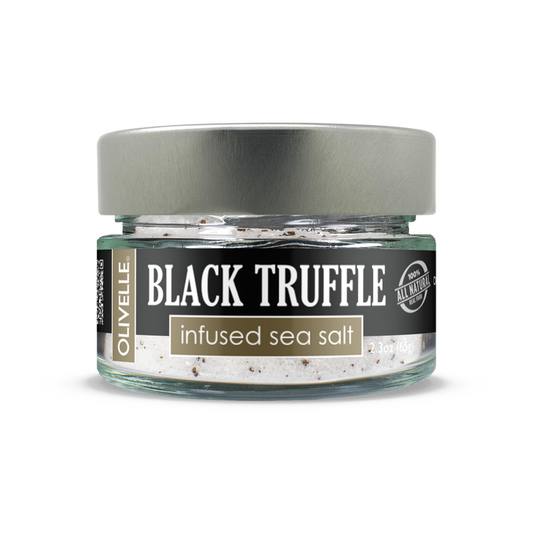 BLACK TRUFFLE INFUSED SEA SALT 2.3 OZ