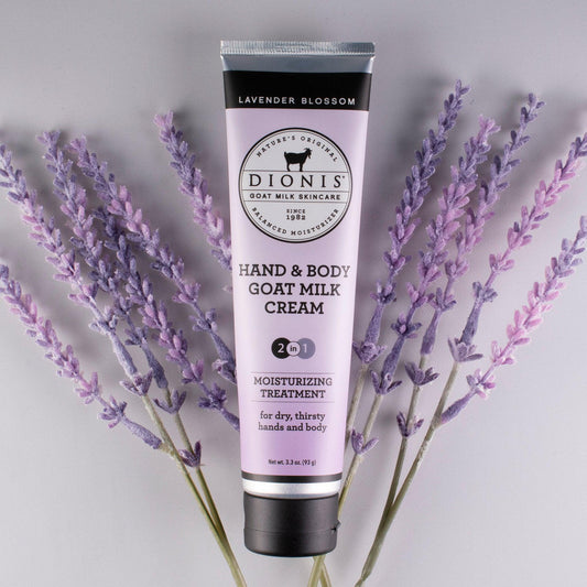 Lavender Blossom Hand & Body Goat Milk Cream 3.3 oz