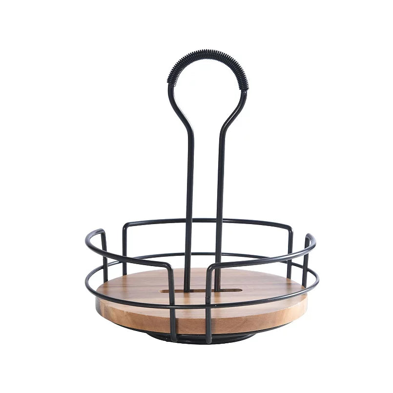 MIKASA GOURMET BASICS REVOLVING CONDIMENT CADDY