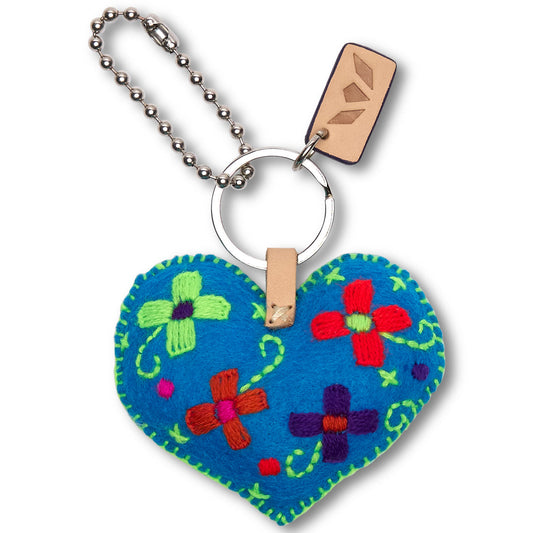 Corazon Grande Turquoise Charm - CONSUELA