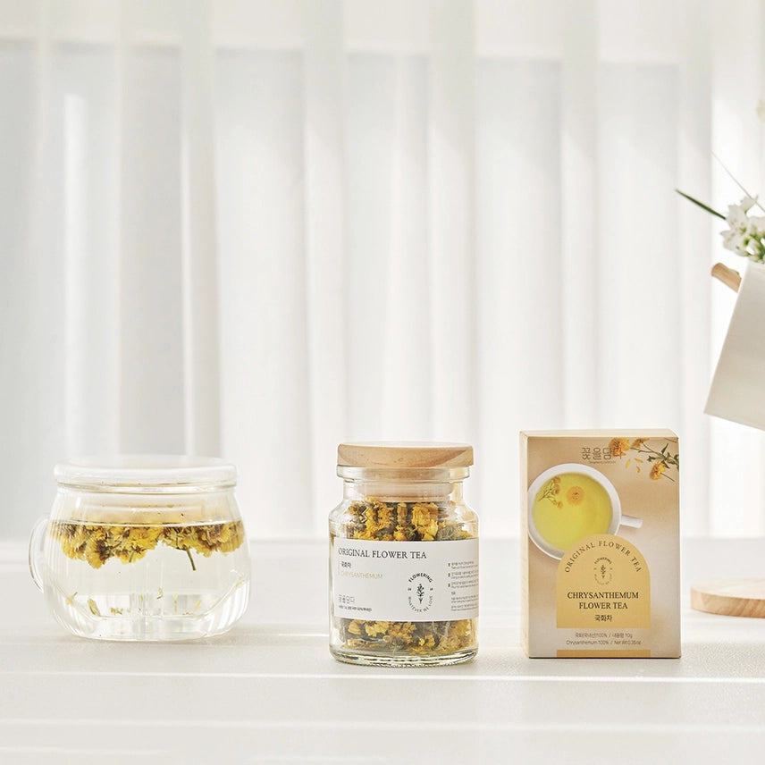 Original Flower Tea 10g Glass Jar - 8 Variations