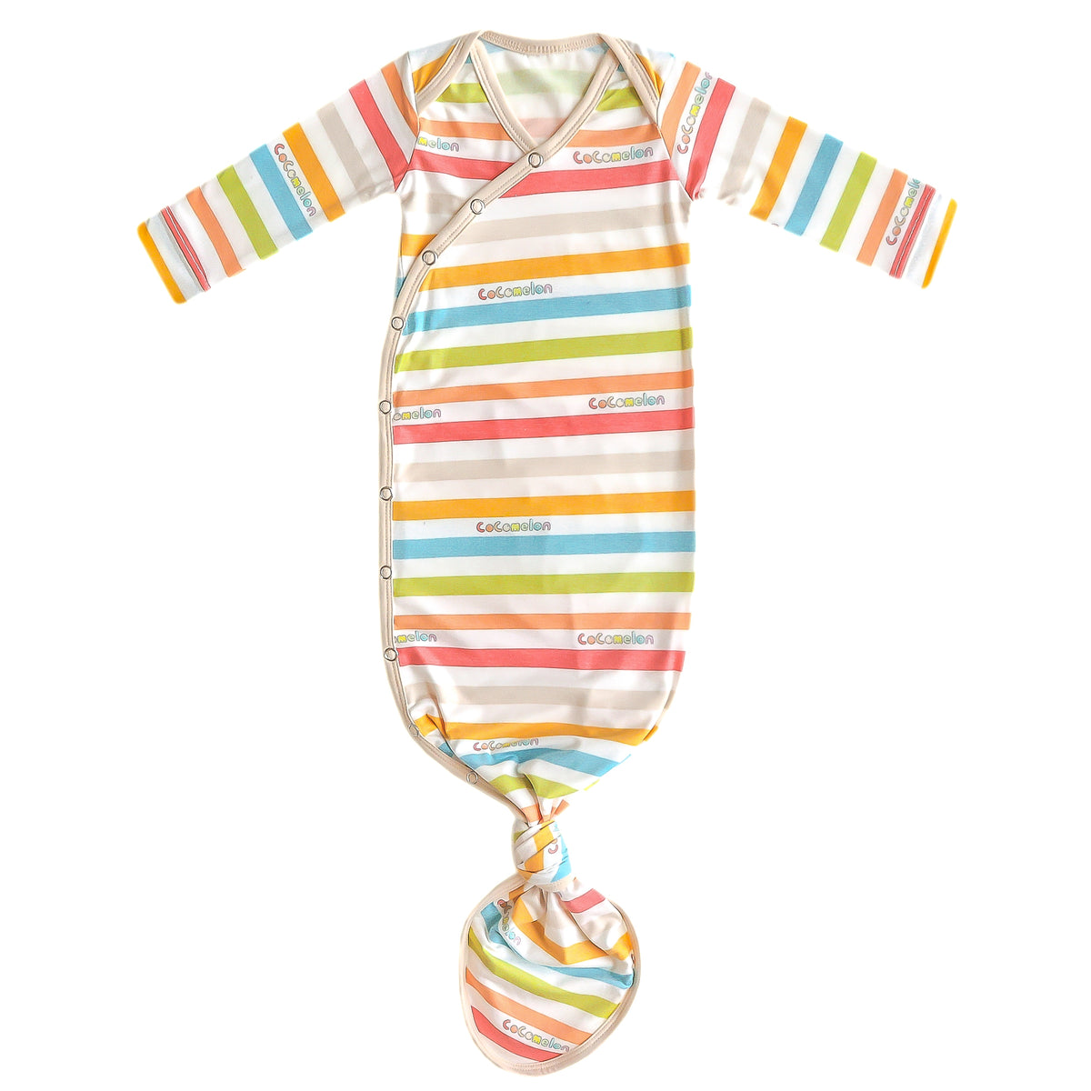 Copper Pearl Knotted Gown, 0-4 Months, Assorted