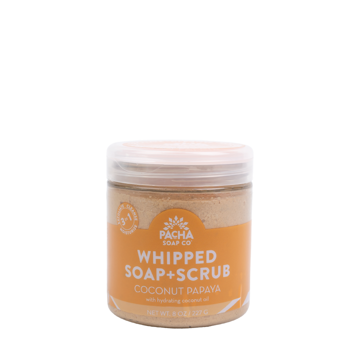 PACHA WHIPPED SOAP + SCRUB COCONUT PAPAYA