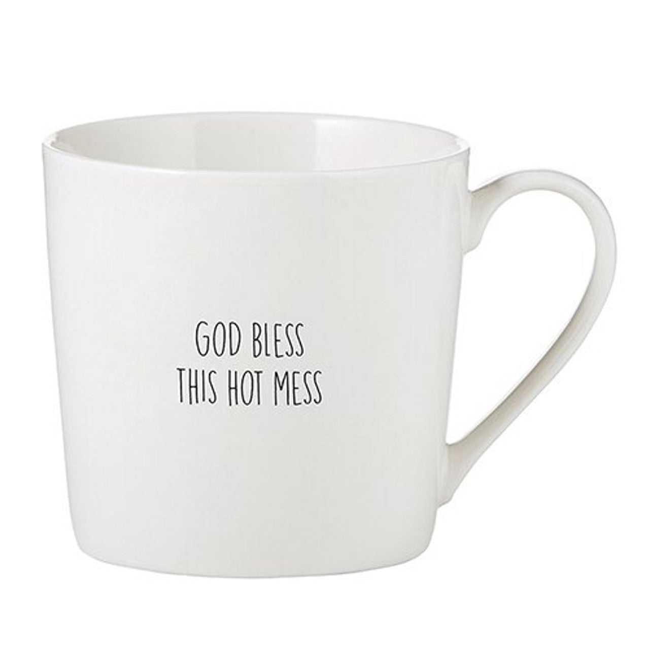 Cafe Mug - God Bless This Hot Mess