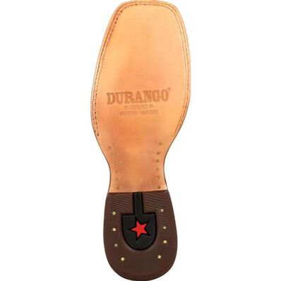 DURANGO® PREMIUM EXOTIC FULL-QUILL ANTIQUED SADDLE WESTERN BOOT