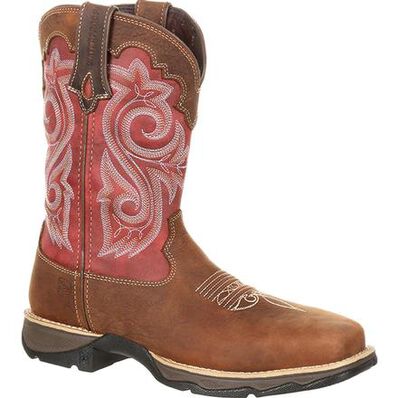 LADY REBEL WORK™ BY DURANGO® WOMEN'S WATERPROOF COMPOSITE TOE WESTERN WORK BOOT