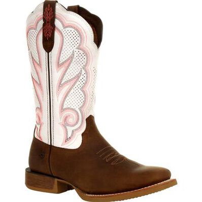 DURANGO® LADY REBEL PRO™ WOMEN'S WHITE VENTILATED WESTERN BOOT