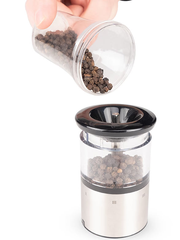 Electric pepper mill in stainless steel u'Select 20 cm - 8in