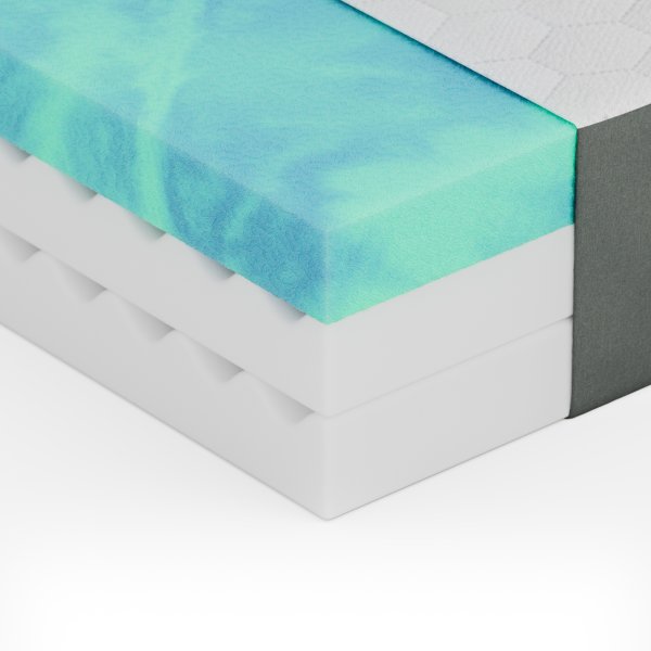 WEEKENDER 10" GEL AND GREEN TEA FOAM MATTRESS, TWIN