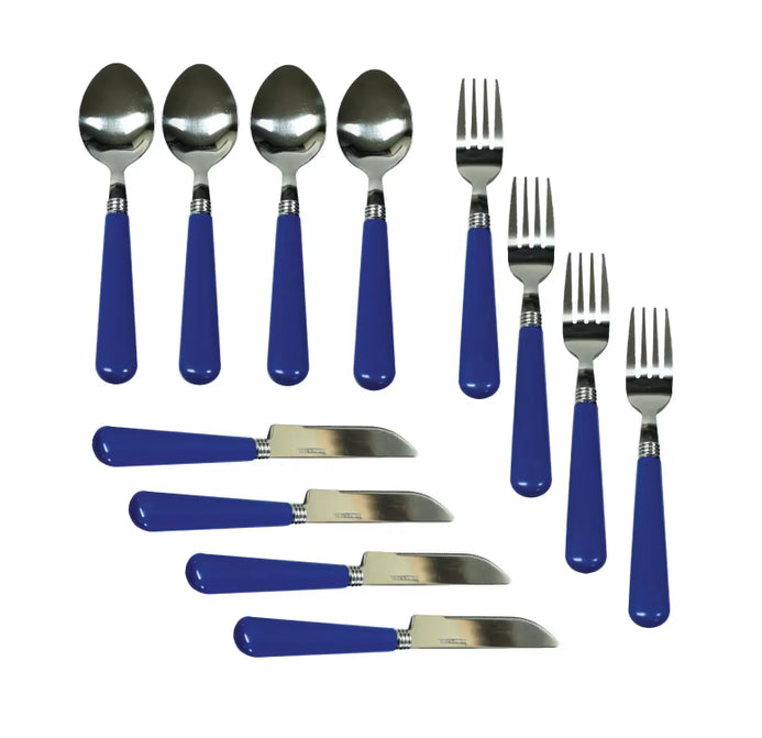 Deluxe 24pc Enamel Tableware Set