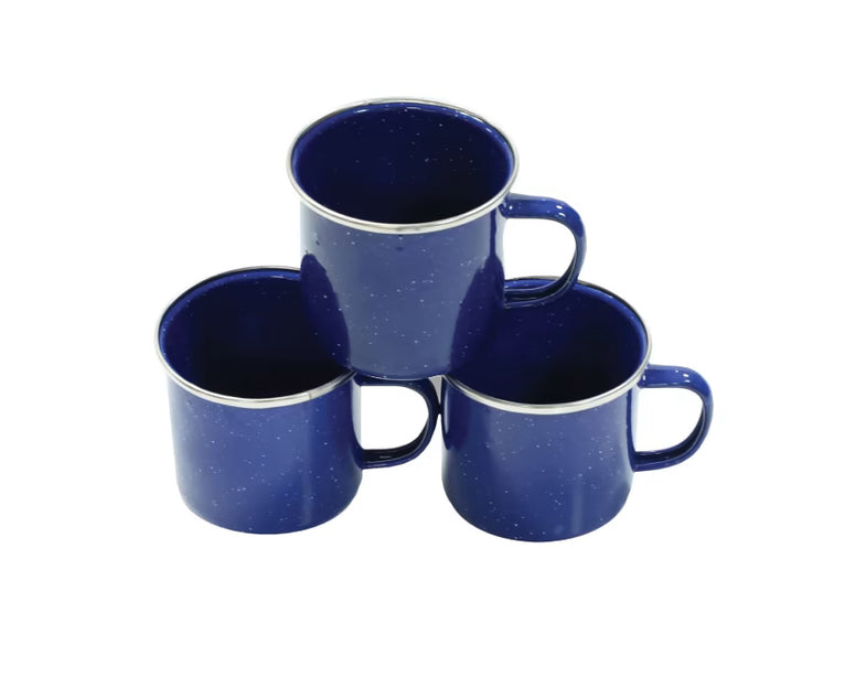 Deluxe 24pc Enamel Tableware Set