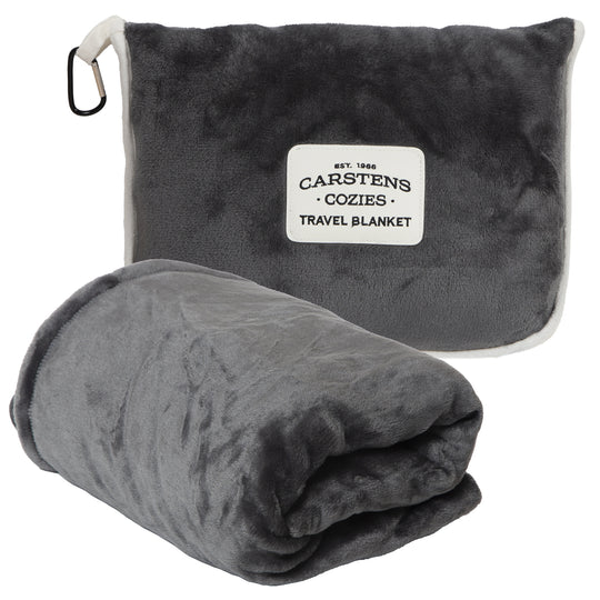 JP964 Carsten's Cozies Perfect Grey Travel Blanket