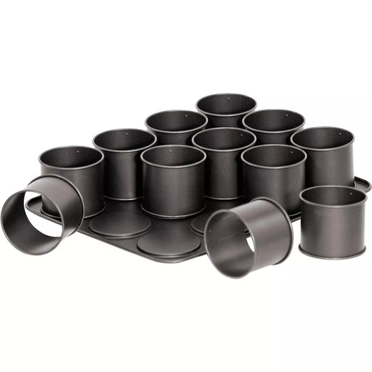 Zenker Ring Mold Pan for Mini Desserts, Nonstick