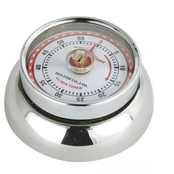 Kitchen Timer - Retro Chrome