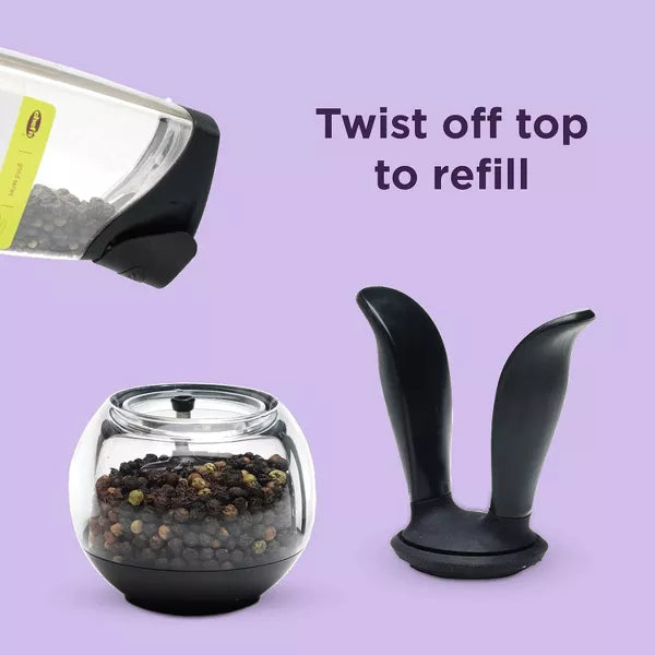 Chef'n PepperBall Black and Clear