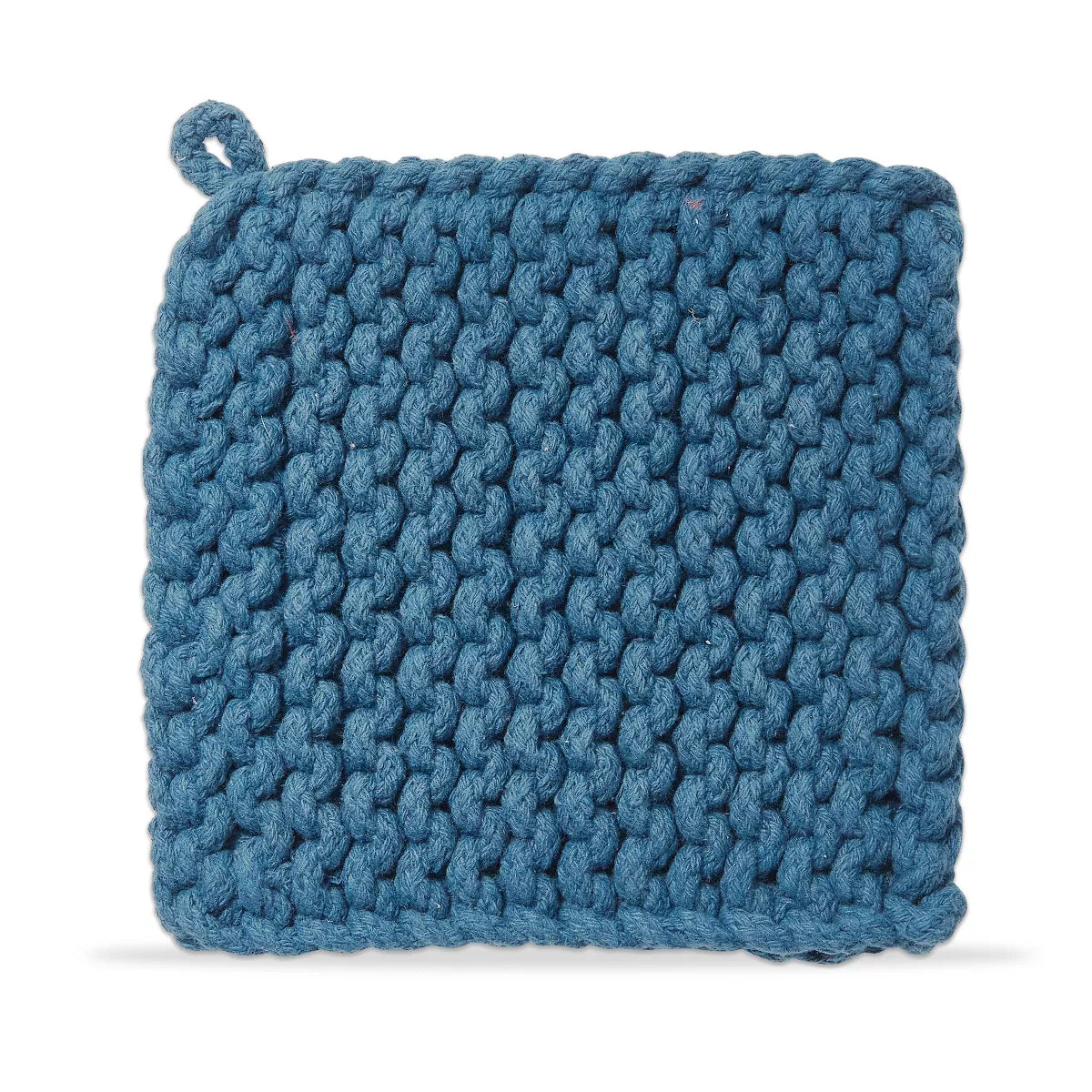 Crochet Potholder Trivet Blue
