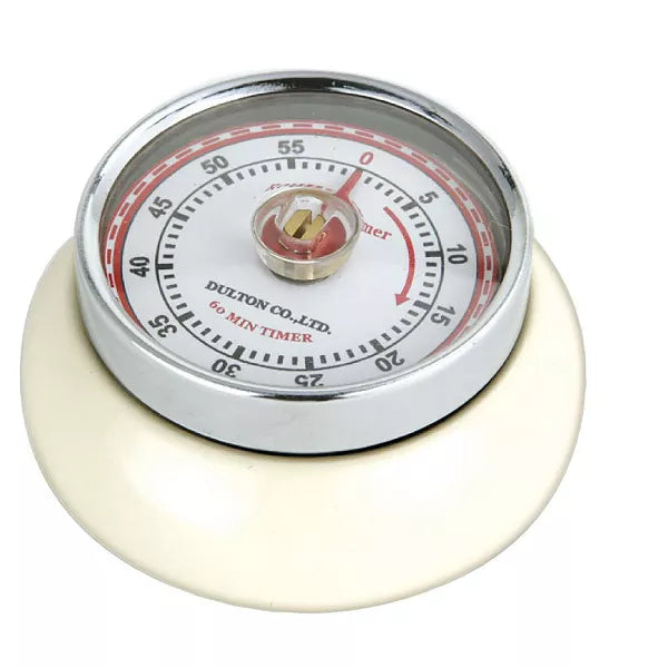 Kitchen Timer - Retro Cream