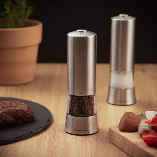 ZASSENHAUS "Augsburg" Pepper Mill, beechwood, 2" dia. x 7"