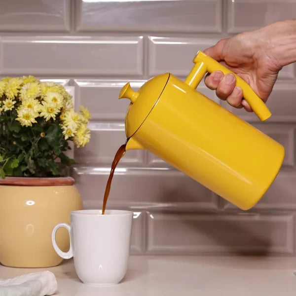 FRENCH PRESS, SUNSHINE YELLOW, 34 FL. OZ.