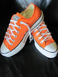 CONVERSE ORANGE INFANT/CHILDREN SHOES